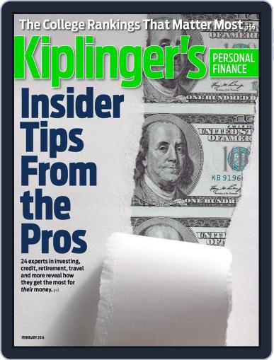 Kiplinger's Personal Finance December 18th, 2013 Digital Back Issue Cover