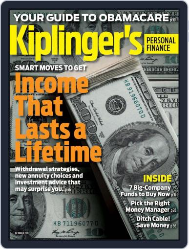 Kiplinger's Personal Finance August 21st, 2013 Digital Back Issue Cover