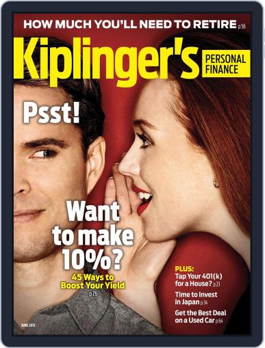 Kiplinger's Personal Finance April 24th, 2013 Digital Back Issue Cover