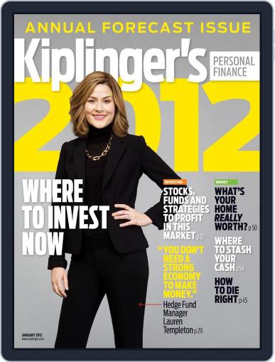 Kiplinger's Personal Finance November 23rd, 2011 Digital Back Issue Cover