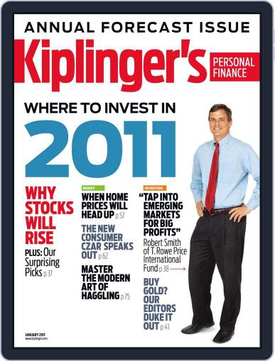 Kiplinger's Personal Finance December 1st, 2010 Digital Back Issue Cover