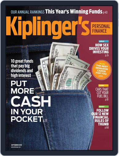 Kiplinger's Personal Finance July 30th, 2010 Digital Back Issue Cover