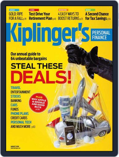 Kiplinger's Personal Finance June 23rd, 2010 Digital Back Issue Cover