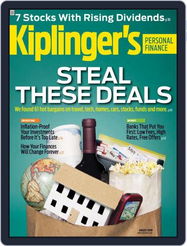 Kiplinger's Personal Finance June 29th, 2009 Digital Back Issue Cover