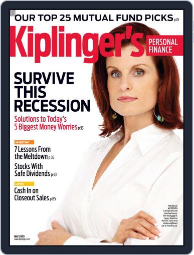 Kiplinger's Personal Finance March 26th, 2009 Digital Back Issue Cover