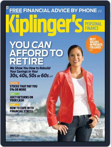 Kiplinger's Personal Finance December 29th, 2008 Digital Back Issue Cover