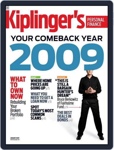 Kiplinger's Personal Finance December 3rd, 2008 Digital Back Issue Cover