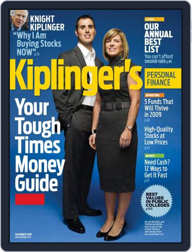 Kiplinger's Personal Finance October 29th, 2008 Digital Back Issue Cover