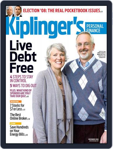 Kiplinger's Personal Finance September 25th, 2008 Digital Back Issue Cover