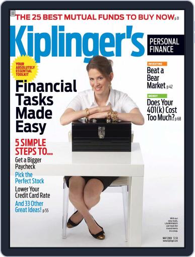 Kiplinger's Personal Finance March 28th, 2008 Digital Back Issue Cover