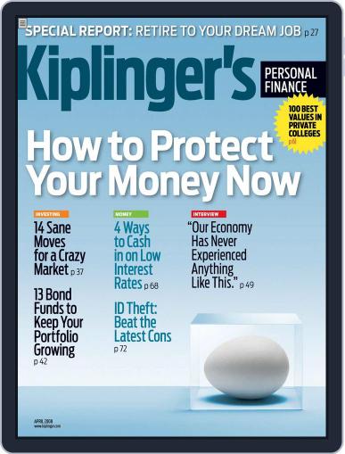 Kiplinger's Personal Finance February 28th, 2008 Digital Back Issue Cover
