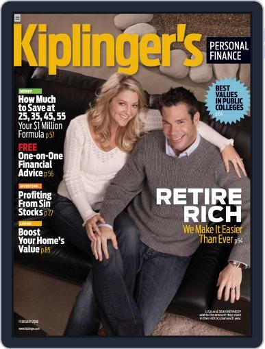 Kiplinger's Personal Finance January 3rd, 2008 Digital Back Issue Cover