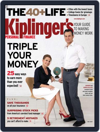 Kiplinger's Personal Finance March 28th, 2007 Digital Back Issue Cover