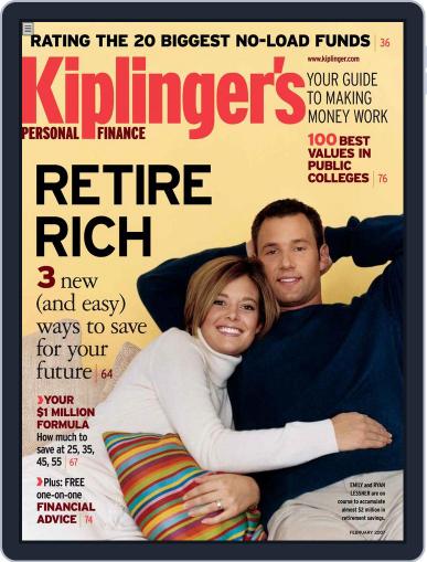 Kiplinger's Personal Finance December 29th, 2006 Digital Back Issue Cover