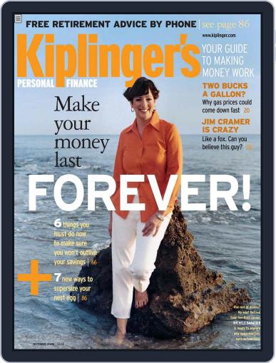 Kiplinger's Personal Finance September 7th, 2006 Digital Back Issue Cover
