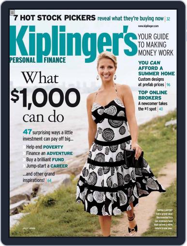Kiplinger's Personal Finance May 31st, 2006 Digital Back Issue Cover