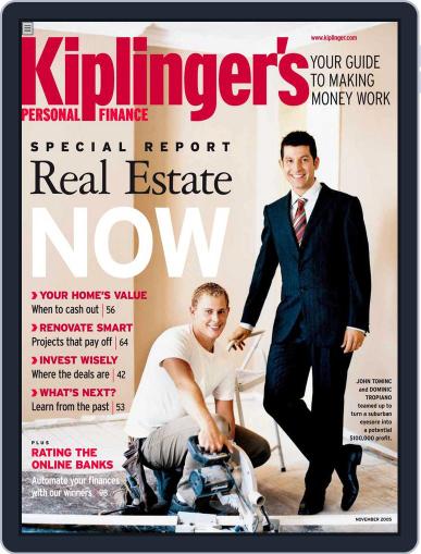 Kiplinger's Personal Finance October 26th, 2005 Digital Back Issue Cover