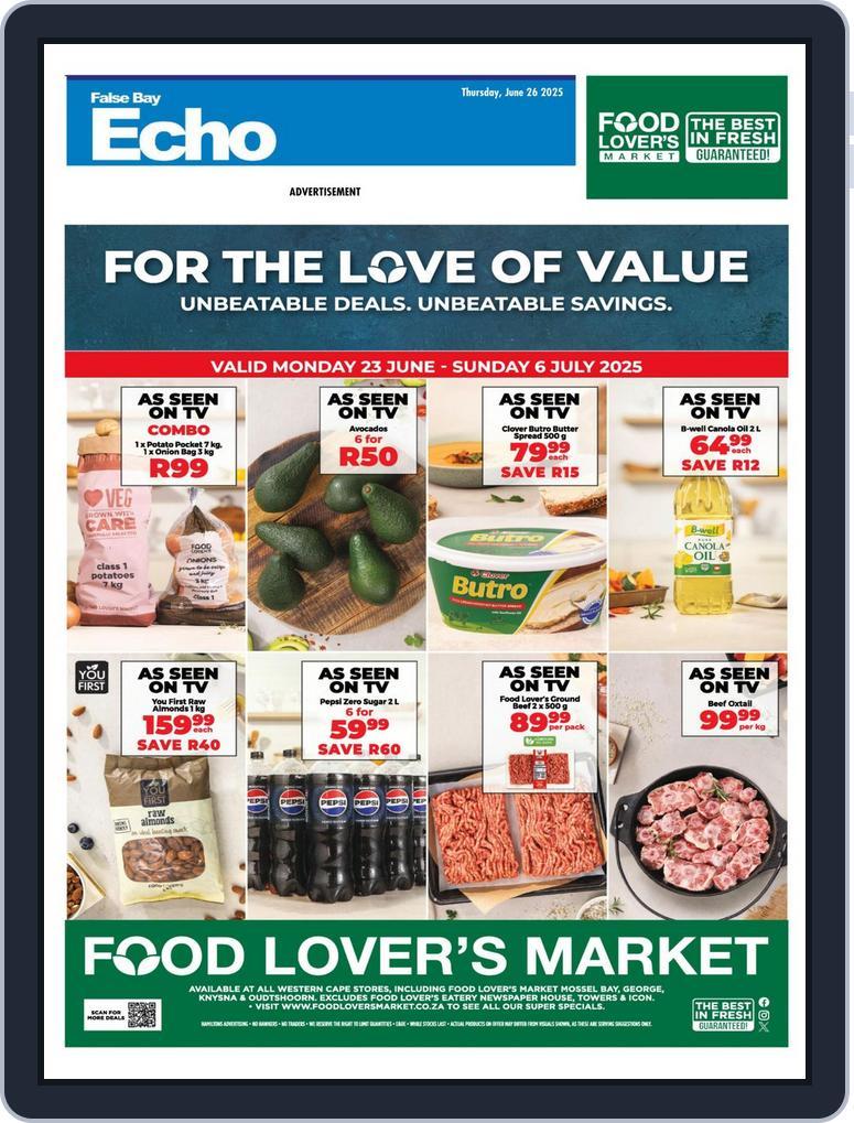 False Bay Echo (Digital) Subscription