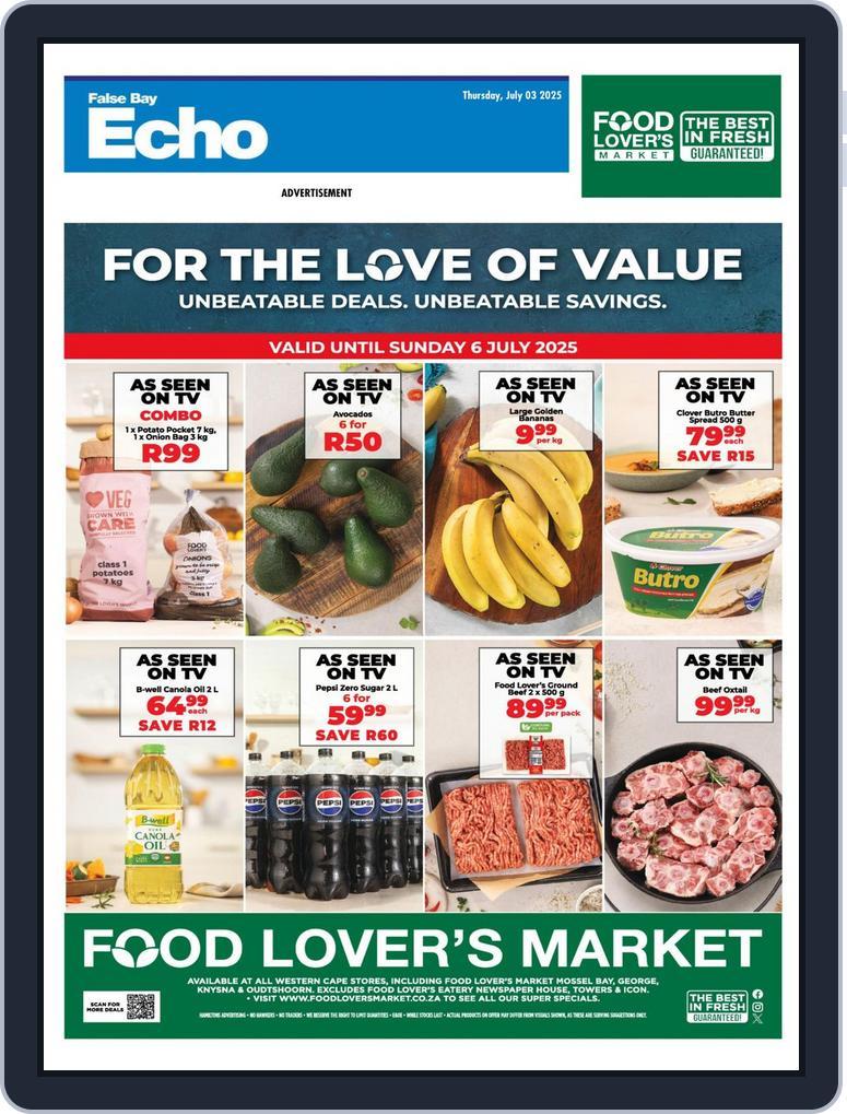False Bay Echo (Digital) Subscription