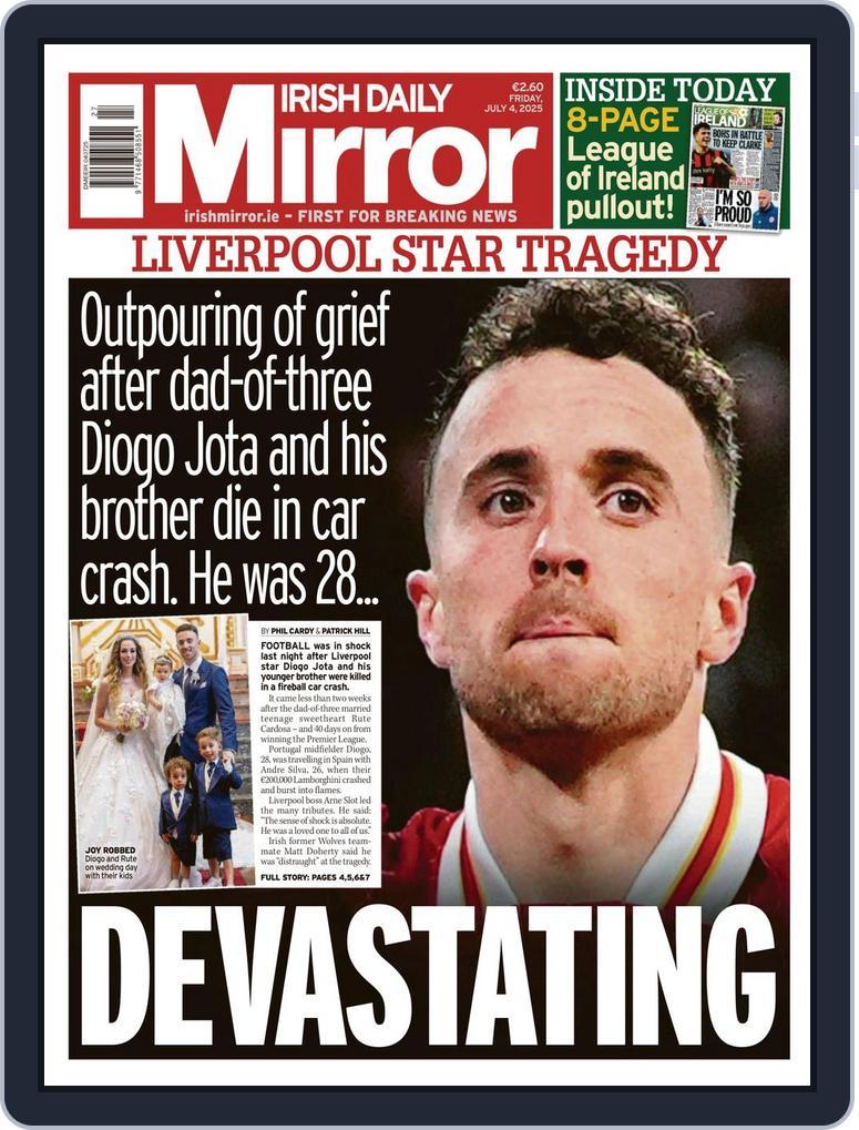 Irish Daily Mirror Digital Back Issue Cover