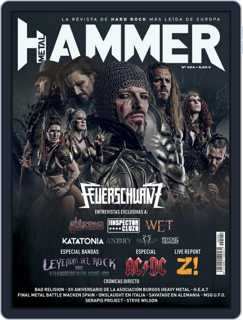 METAL HAMMER Spain July 1st, 2025 Digital Back Issue Cover