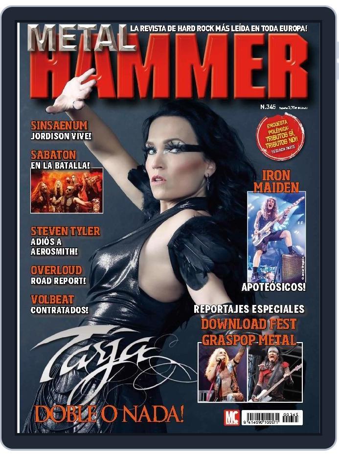 METAL HAMMER Spain August 1st, 2016 Digital Back Issue Cover
