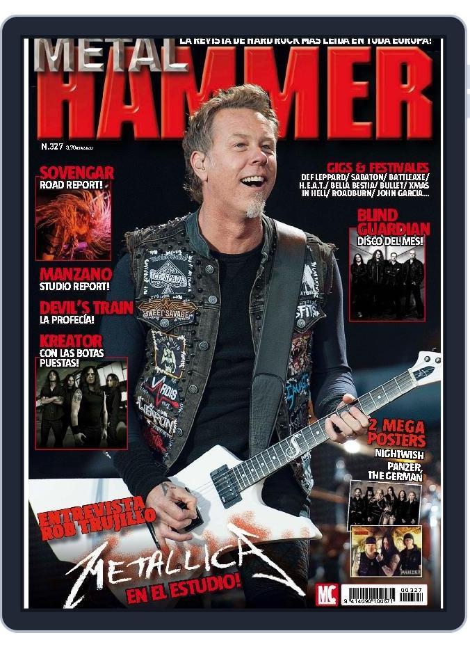 METAL HAMMER Spain February 3rd, 2015 Digital Back Issue Cover