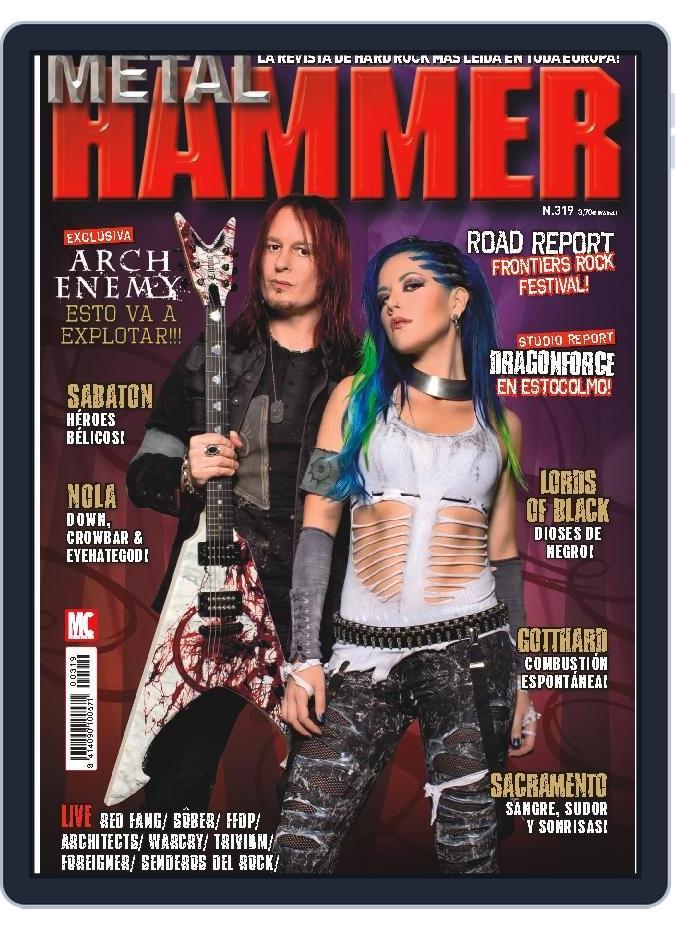 METAL HAMMER Spain May 30th, 2014 Digital Back Issue Cover