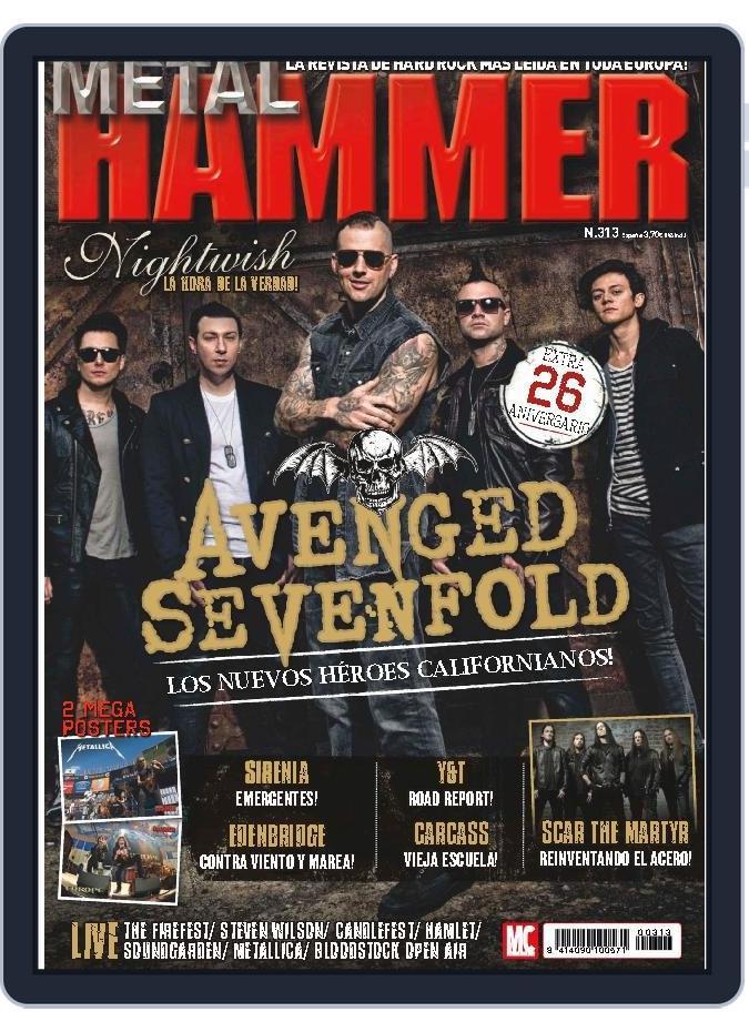 METAL HAMMER Spain November 28th, 2013 Digital Back Issue Cover