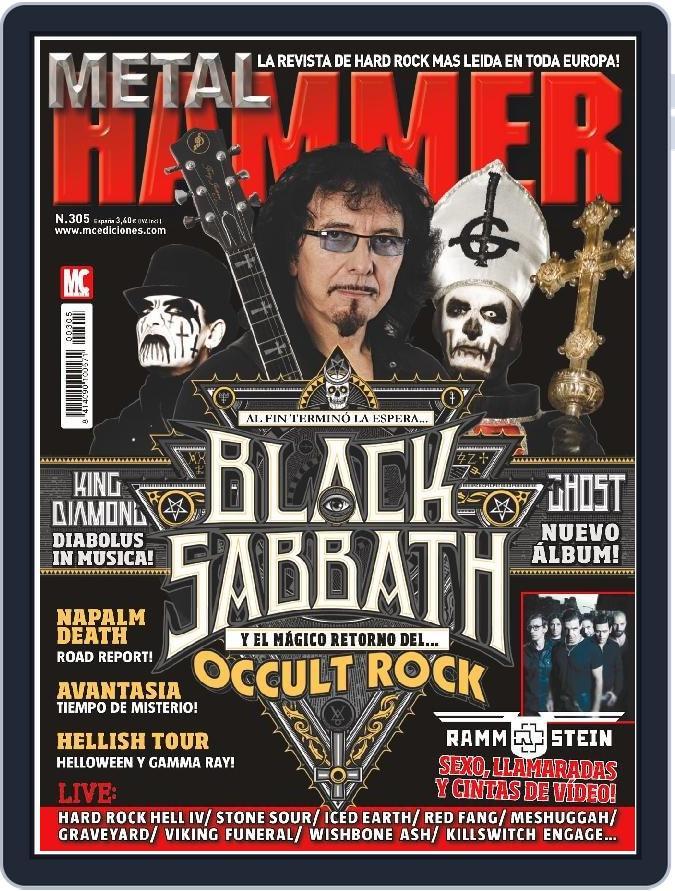 METAL HAMMER Spain March 24th, 2013 Digital Back Issue Cover