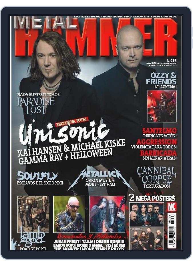 METAL HAMMER Spain April 13th, 2012 Digital Back Issue Cover