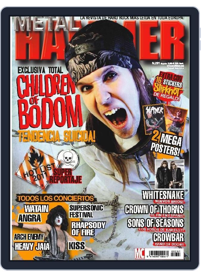 METAL HAMMER Spain April 1st, 2011 Digital Back Issue Cover