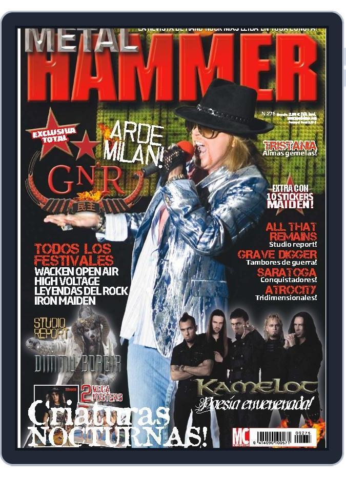 METAL HAMMER Spain December 13th, 2010 Digital Back Issue Cover