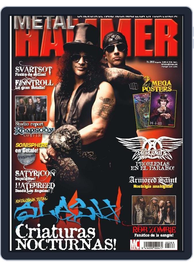METAL HAMMER Spain March 30th, 2010 Digital Back Issue Cover