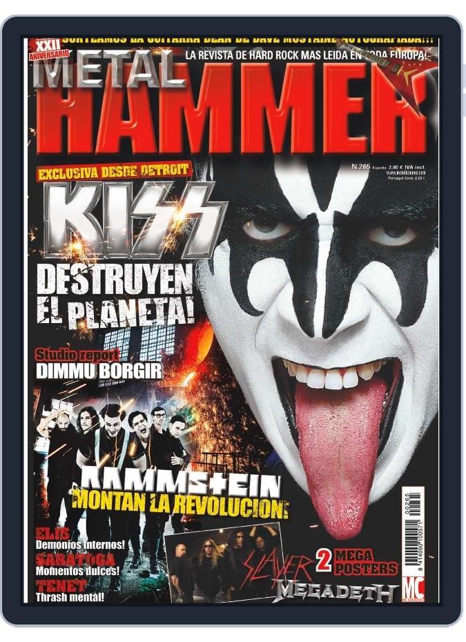 METAL HAMMER Spain December 14th, 2009 Digital Back Issue Cover