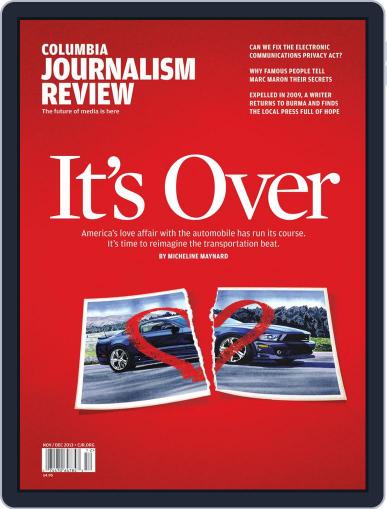 Columbia Journalism Review November 1st, 2013 Digital Back Issue Cover