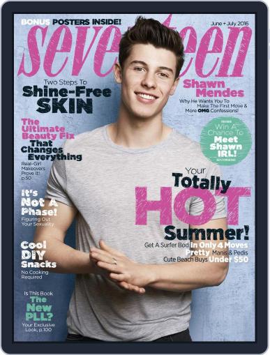 Seventeen June 1st, 2016 Digital Back Issue Cover