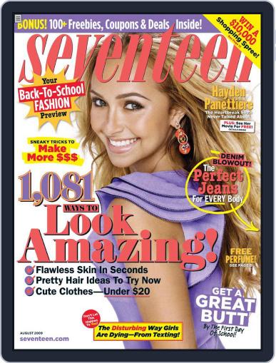 Seventeen July 7th, 2009 Digital Back Issue Cover
