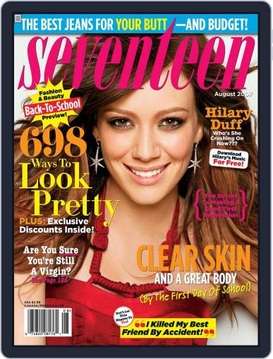 Seventeen July 10th, 2007 Digital Back Issue Cover