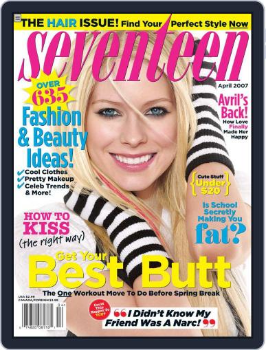 Seventeen March 13th, 2007 Digital Back Issue Cover