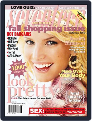 Seventeen August 1st, 2005 Digital Back Issue Cover
