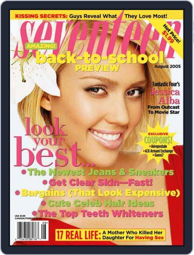 Seventeen July 4th, 2005 Digital Back Issue Cover