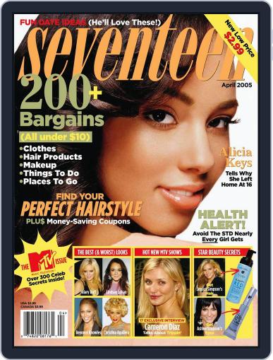 Seventeen February 28th, 2005 Digital Back Issue Cover