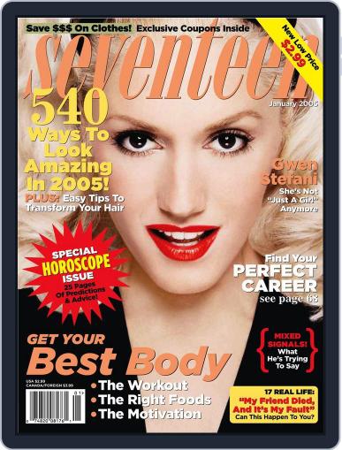Seventeen December 7th, 2004 Digital Back Issue Cover