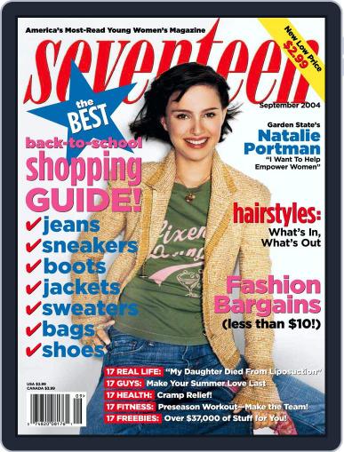 Seventeen July 31st, 2004 Digital Back Issue Cover