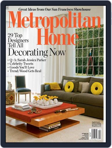 Metropolitan Home October 1st, 2009 Digital Back Issue Cover