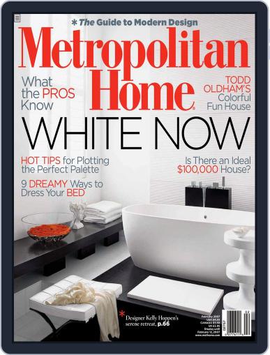 Metropolitan Home December 8th, 2006 Digital Back Issue Cover
