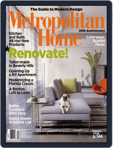 Metropolitan Home July 21st, 2006 Digital Back Issue Cover