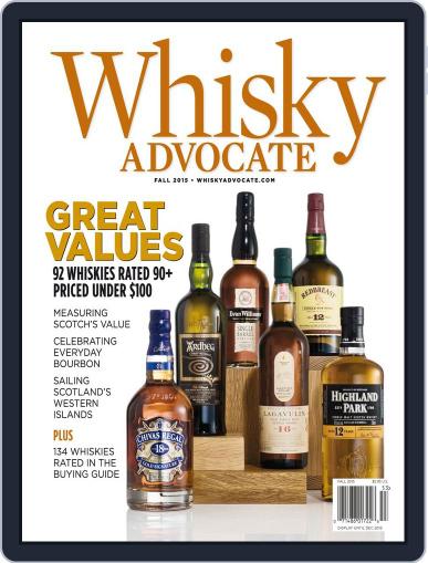 Whisky Advocate August 27th, 2015 Digital Back Issue Cover