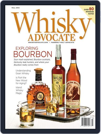 Whisky Advocate August 24th, 2012 Digital Back Issue Cover